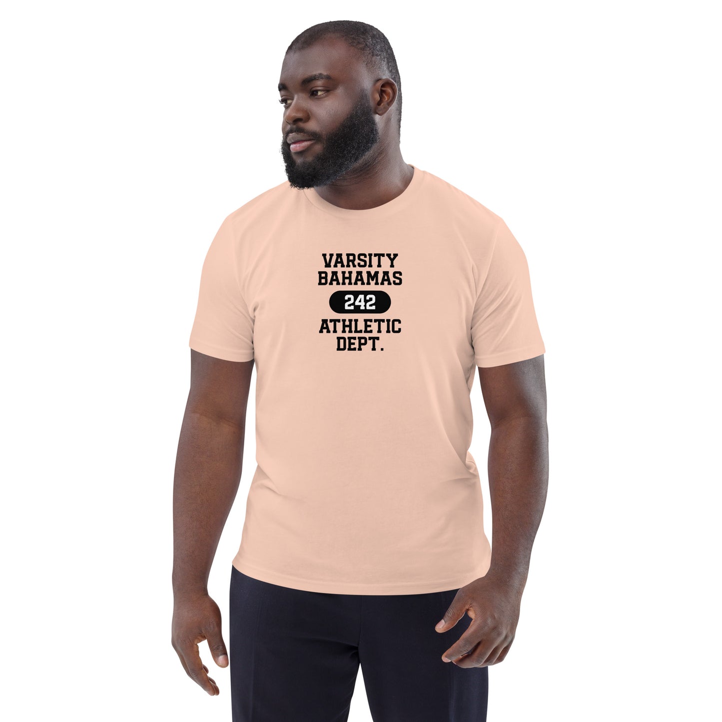 Varsity Bahamas Unisex organic cotton t-shirt