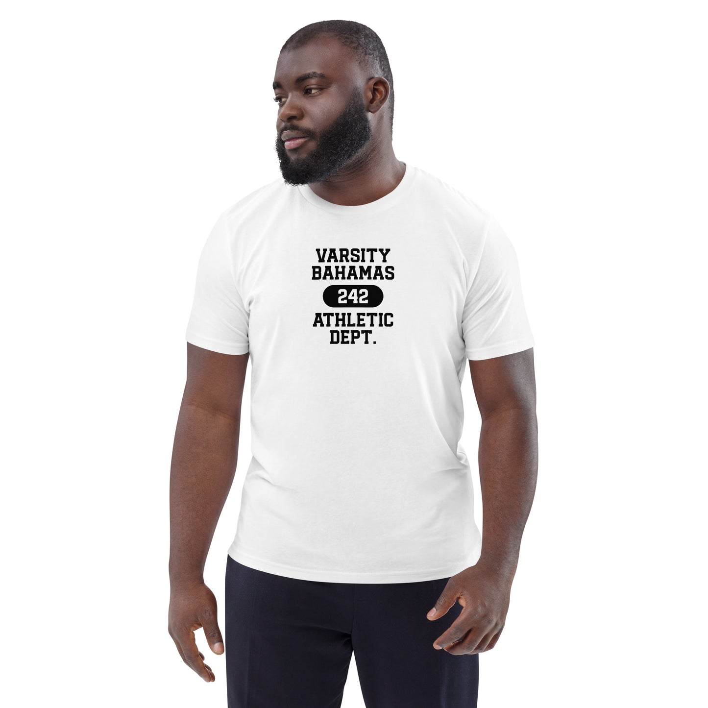 Varsity Bahamas Unisex organic cotton t-shirt